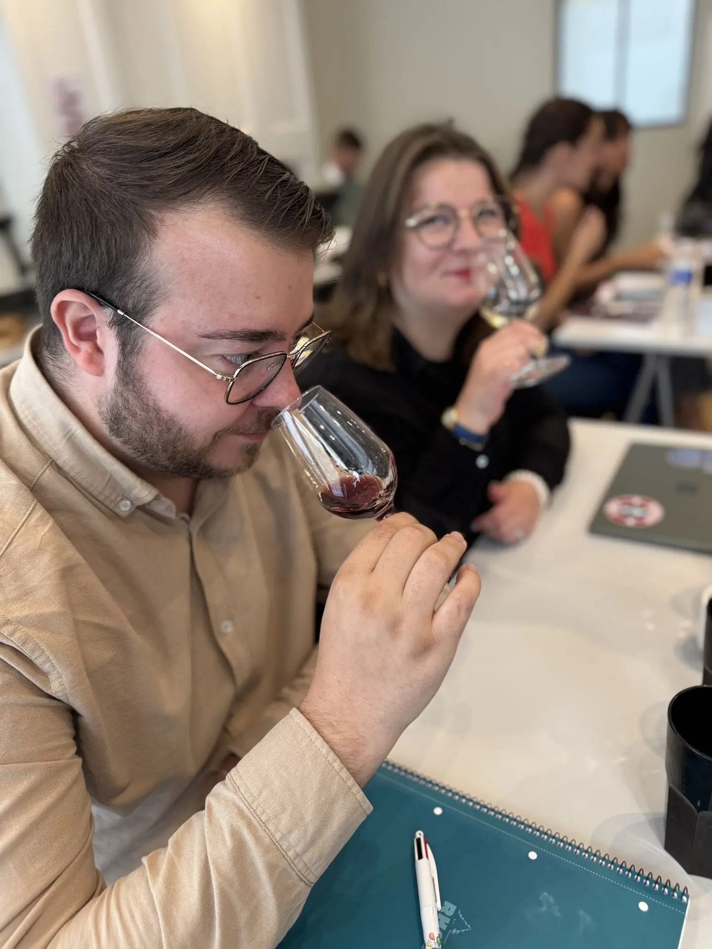Photo élèves de la formation conseiller commercial vins et spiritueux IFCO Paris