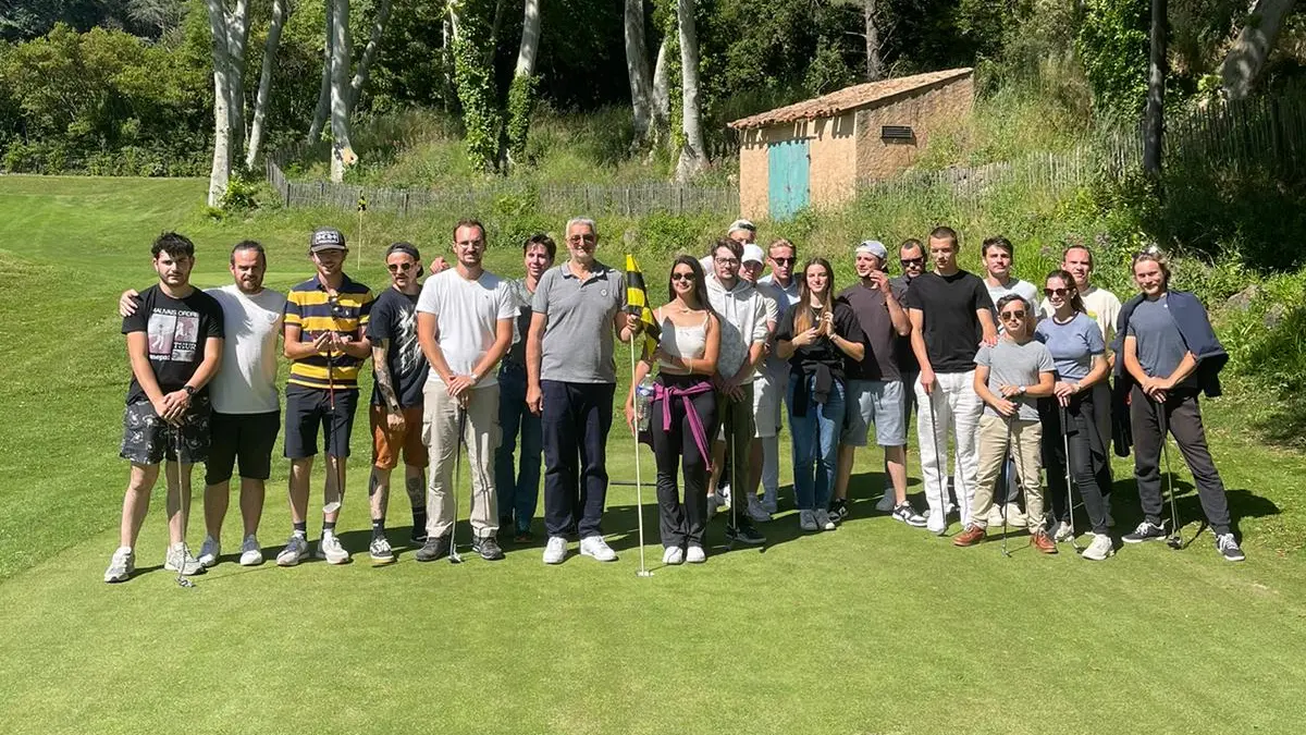 Photo sortie au golf BTSA Viticulture Oenologie IFCO Marseille